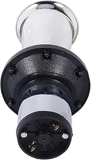 12V 110DB Auto Car Truck Antique Vintage Horn Siren AHH-OOO-GAH AHOOGA OOGA Loud Alarm Universal Vehicles (Silver)