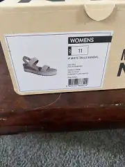 NEW Madden NYC Neutral Talla Chunky Espadrille Wedge Strappy Sandals 11
