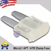 25 Pack 25A Micro2 Blade Fuse 25 AMP APT/ATR 32V Auto Car Truck Boat Marine RV