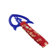 Car Accs JDM Devil Broken Heart TSURIKAWA Blue Ring RD Flower Nylon Handle Strap