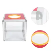 Box Raffles Transparent Draw Storage Crate Paper Organizer Portable