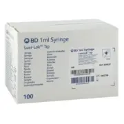 BD LUER LOCK TIP CLEAR STERILE SYRINGE | 1ML/CC | 100 UNIT BOX