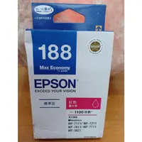 在飛比找蝦皮購物優惠-EPSON 188 T188 T188350 原廠紅色墨水匣