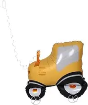 ibasenice Tractor Balloon Cartoon Construction Theme Birthday Party Supply Realistic Sliding Vehicle Balloon Inflatable Party Decoration For Kids