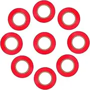 HEALEEP 10pcs Insulation Electrical Tape Rolls Electrician Tapes for Home Automotive and Use High Adhesion Smooth Versatile Applications