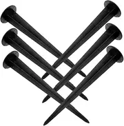 Sosoport Metal Ground Stakes for Christmas Lights Yard Stake Lights Aluminum Construction