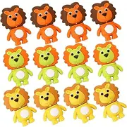 Hohopeti Cute Lion Erasers Pack d Mini Erasers Lion Pencil Rubbers Boys and Girls Classroom Supplies Random
