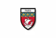 PATCH PATCHES EMBLEM IRON ON GLUE PRINT FLAG world crest paris