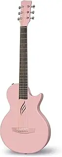Enya Nova Go 35" Carbon Fibre Smart Guitar - AcousticPlus Pickup/Effects - Pink
