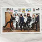 ❣️官方限量已絕版❣️韓國帶回🇰🇷防彈少年團 BTS PUMA 明信片 POSTCARD