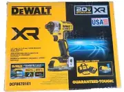 DeWalt DCF887D1E1 20V MAX Cordless Brushless 1/4" 3-Speed Impact Driver Kit NEW