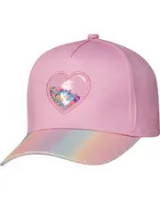 Toddler Girl Love Heart Cap