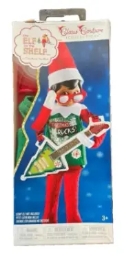 The Elf On The Shelf Clause Couture Collection North Pole Rock And Roll NEW n