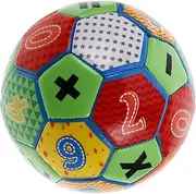 BESPORTBLE Colorful Educational Soccer Ball for Inflatable Soft Football with Numbers for Early Learning Safe Indoor Play for Engaging Cognitive Development