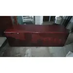 【尚典中古家具】紅柚色兩面收納矮櫃 二手矮櫃 中古矮櫃