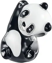 [ZakiaHo] Cute Panda Animal Good Luck Charms for Bracelets Womens Charm Bead Compatible with Pandora Bracelets, Copper, No Gemstone