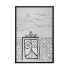 Pen & Ink Series No 7 Matte Paper Framed Poster With Mat