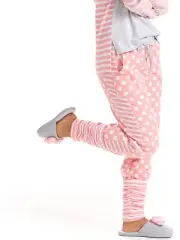Peter Alexander Spotty Stripey Flannelette Legwarmer Pj Pants Size XS