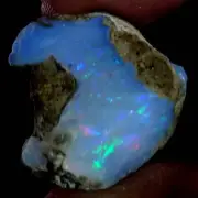 Enchant Ethiopian 30.20 Ct "Play-Of-Color" Fire Opal Raw/Rough Amazing Gemstone