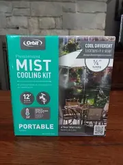 Orbit Pre-Assembled Portable Mist Cooling Kit 6-Head 12' Of Mist NEW IN BOX