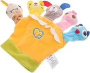 Educational Interactive Toy Animal Finger Puppets Set Pp Cotton Material Comfortable Lightweight Indoor/Outdoor Play