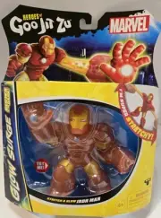 Heroes of Goo Jit Zu Glow Surge, Stretch and Glow Iron Man NEW!