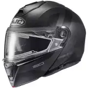 HJC i90 Syrex Snow Helmet Electric Shield Black/Silver MC-5SF - Large