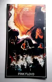 Pink Floyd Band Wall Poster Original 1975 Prog Art Classic Rock Music UNUSED 22"