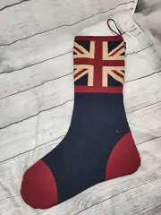 Union Jack British England Britain Flag Hanging Christmas Stocking Extra Large