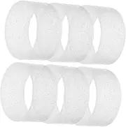 Tennis Racket Grip Bands Set 6pcs Overgrip Rings for Tennis Badminton Rackets Fishing Rods Fitness Gear