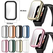 Screen Protector Watch Case Cover for Xiaomi Smart Band 8 Active/Redmi Band 2