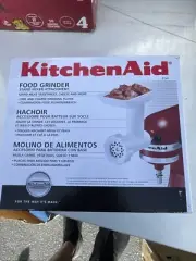 Kitchenaid Food Grinder Stand Mixer Attachment Meat, Vegetable Cheese NEW