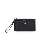Tosca Women's/Ladie's Card/Cash Holder Multi Slot Wallet Purse 19x3x11cm - Black