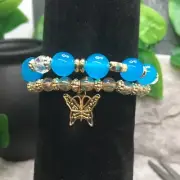 2 PC Handmade Bohemian Beaded Stackable Stretch Bracelet Set New 9953