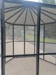 Large Bird Aviary Pet Cage Mesh sides Door Entry easy assembly light weight