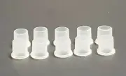 10 Clear Plastic Pipe Hole Bushing Lamp Cord Protector For 1/2" Pipe 50234J