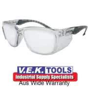 MAXISAFE Rayzr Safety Glasses Clear Frame Lens Eye Protection-BOLLE, MACK AVAIL