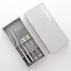 GLOBAL Steak Knife & Fork Set GTJ-02/B Stainless Steel Made in Japan Set of 2 FS