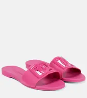 [Dolce & Gabbana] Dolce & Gabbana DG rubber slides AU 7 pink