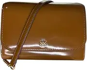 [Tory Burch] Women's Emerson Chain Wallet Crossbody/Clutch Bag (Rich Walnut)