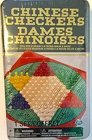 Chinese Checkers Set in Tin