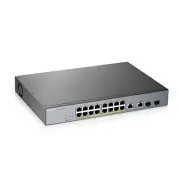 ZYXEL 16-port GbE Smart Managed PoE Switch with GbE Uplink (gs1350-18hp)