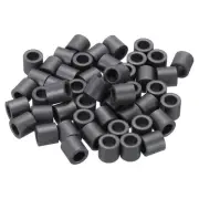 50Pcs Ferrite Toroid Core, Toroid Core 0.4"ODx0.2"IDx0.4"H Ferrite Rings, Black