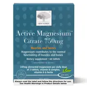 New Nordic Active Magnesium Citrate 750mg 60 Tablets