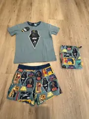 Size 10 Kids Peter Alexander Star Wars Short Sleeved PJ Set