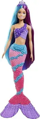 Barbie Dreamtopia Doll, Mermaid Toys, Pink Ombre Tail & Extra-Long Fantasy Hair