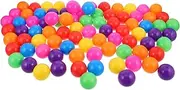 Abaodam 100pcs Mini Beach Balls Kids Ocean Balls Set Toddler Playpen Safe Plastic Beach Toys