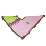 NWT ZackAli 4 Kids cotton peacock poncho size 3/4