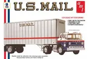 AMT 1:25 Ford C900 US Mail Truck w/USPSTrailer