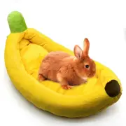 Bunny Bed,Rabbit Bed,Thick&Soft with Removable Mat,Machine Washable Guinea Pig C